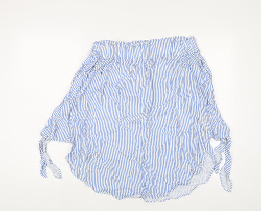 Womens UK Size 10 H&M Blue Basic Blouse