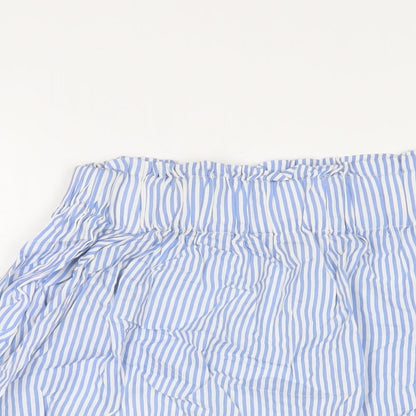 Womens UK Size 10 H&M Blue Basic Blouse