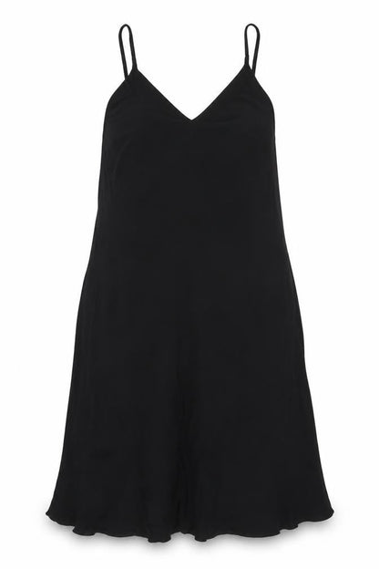 New Look Womens Black Viscose A-Line Size 18 V-Neck Pullover
