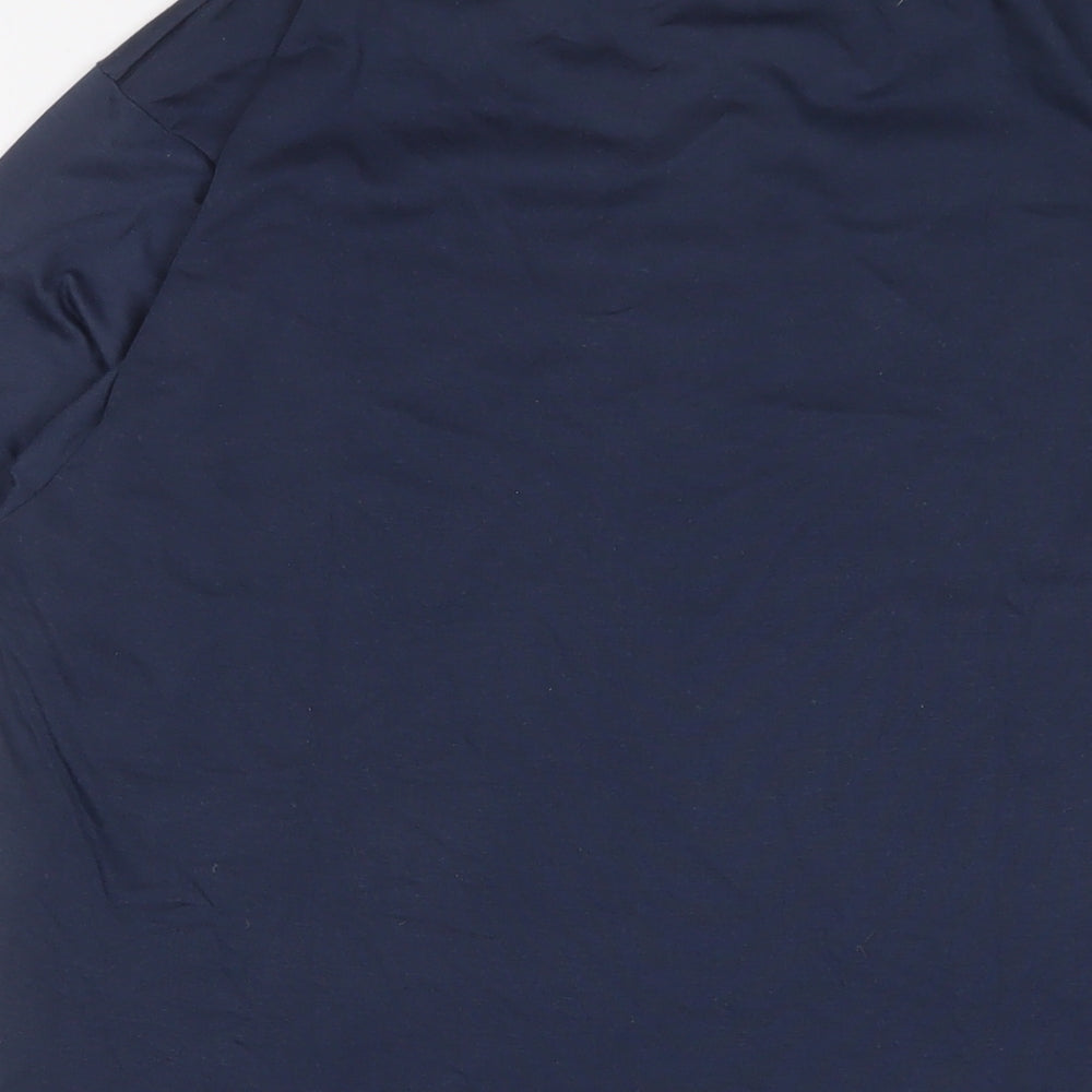 Redskins Mens Blue Polyester T-Shirt Size XL Crew Neck