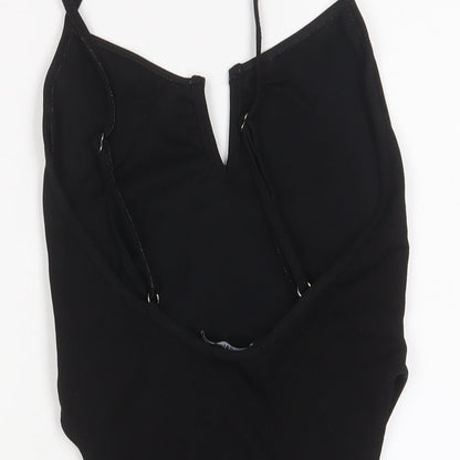 Nasty Gal Womens Black Polyamide Bikini Size 10