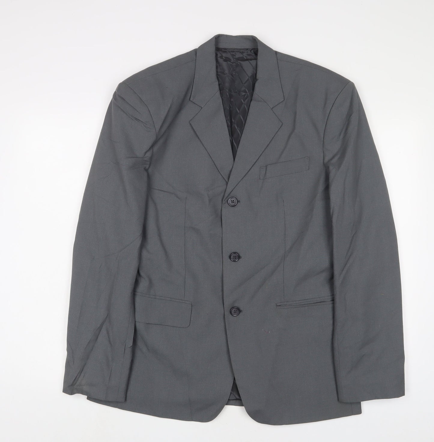 Mens UK Size 40 Giorgio Armani Regular Grey Suit Jacket