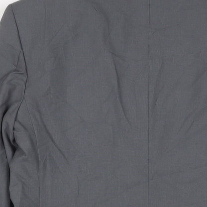 Mens UK Size 40 Giorgio Armani Regular Grey Suit Jacket