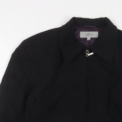 Womens UK Size 10 Marks and Spencer Black Jacket