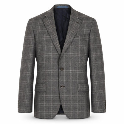 Marks & Spencer Mens Brown Plaid Wool Jacket Suit Jacket Size 40 Regular