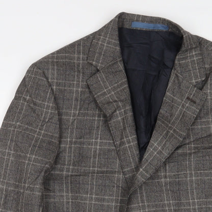 Mens UK Size 40 Marks and Spencer Regular Brown Suit Jacket