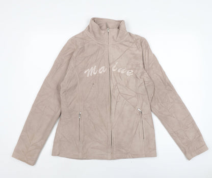 Maine Womens Beige Jacket Size 12 Toggle