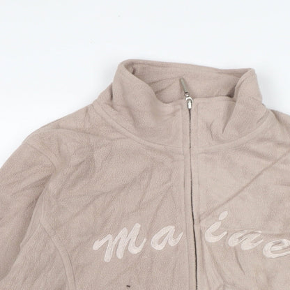 Maine Womens Beige Jacket Size 12 Toggle