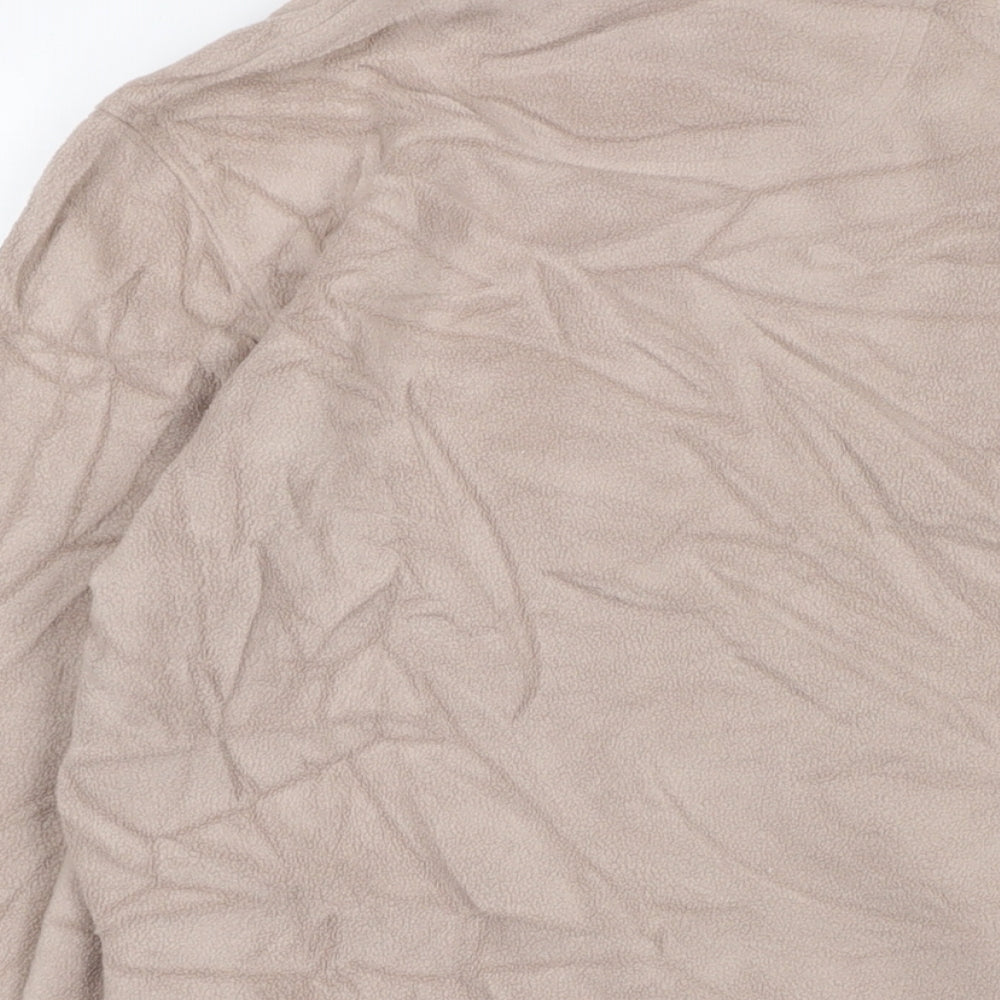 Maine Womens Beige Jacket Size 12 Toggle