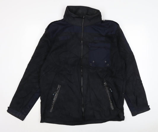Mens UK Size M Churchill Black Jacket