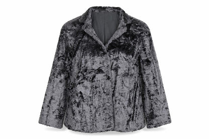 Next Womens Grey Jacket Size 14 Snap