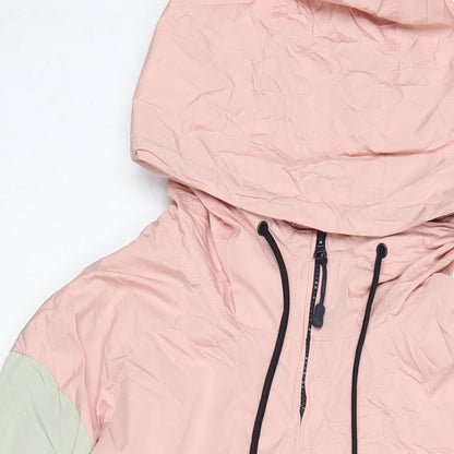 Divided Womens Blue Anorak Jacket Size L Zip