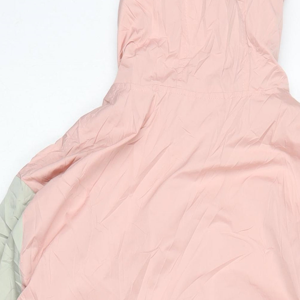 Divided Womens Blue Anorak Jacket Size L Zip