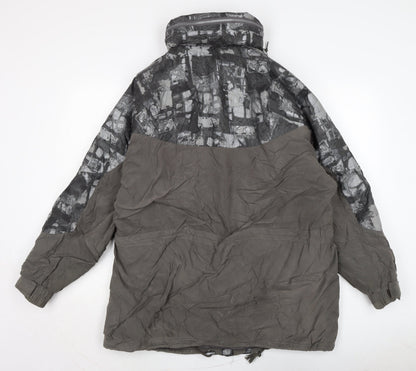 Womens UK Size M Tresspass Green Anorak Coat