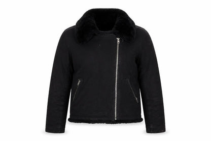 ASOS Womens Black Biker Jacket Size 12 Zip