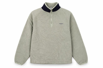Pepe Jeans Womens Green Polyester Pullover Sweatshirt Size L