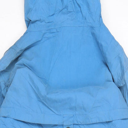 LIGHTHOUSE Womens Blue Anorak Coat Size 16 Zip