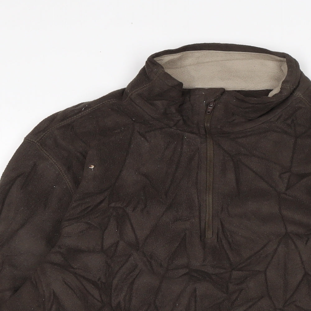 DECATHLON Womens Blue Polyester Pullover Sweatshirt Size M Zip