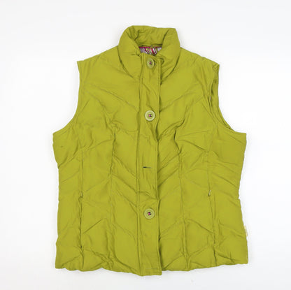 Womens UK Size M Per Una Green Gilet