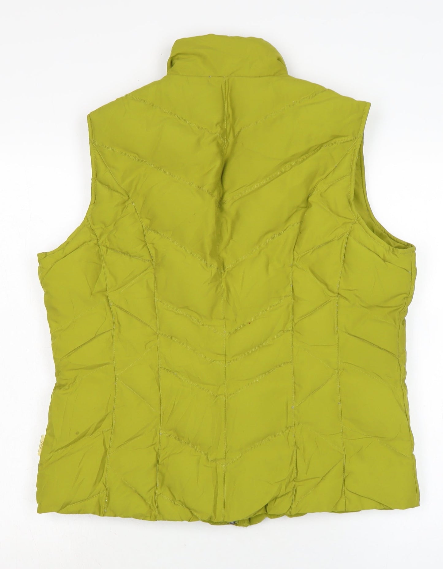 Womens UK Size M Per Una Green Gilet