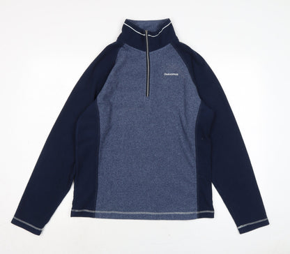 Grasshoppers Womens Blue Polyester Pullover Sweatshirt Size S