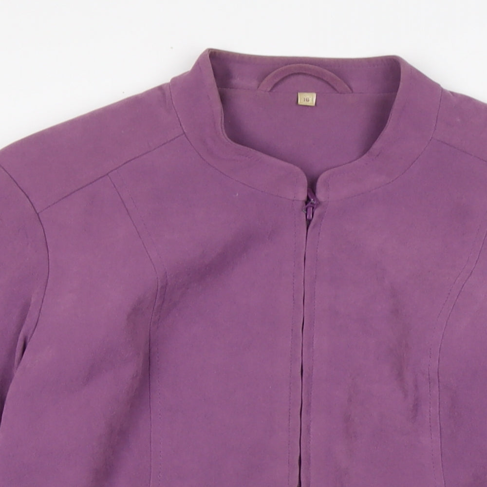 Womens UK Size 16 EWM Purple Jacket