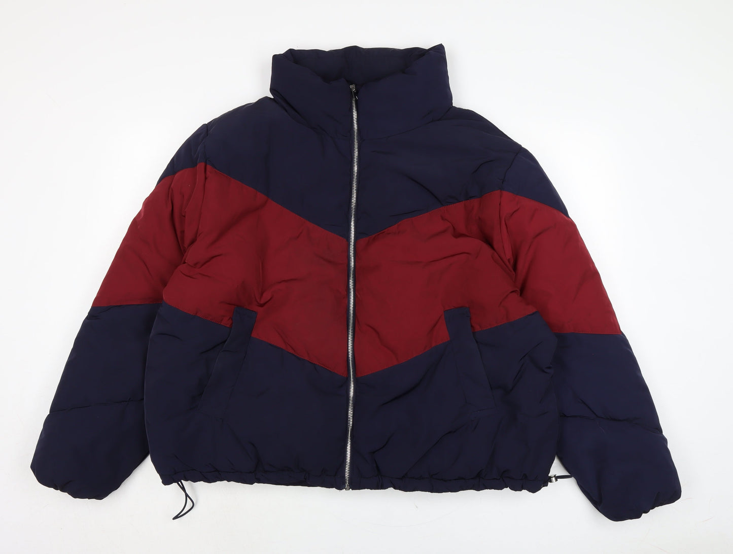 Womens UK Size XL Divided Blue Puffer Jacket