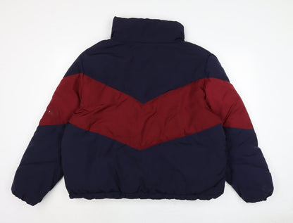 Womens UK Size XL Divided Blue Puffer Jacket