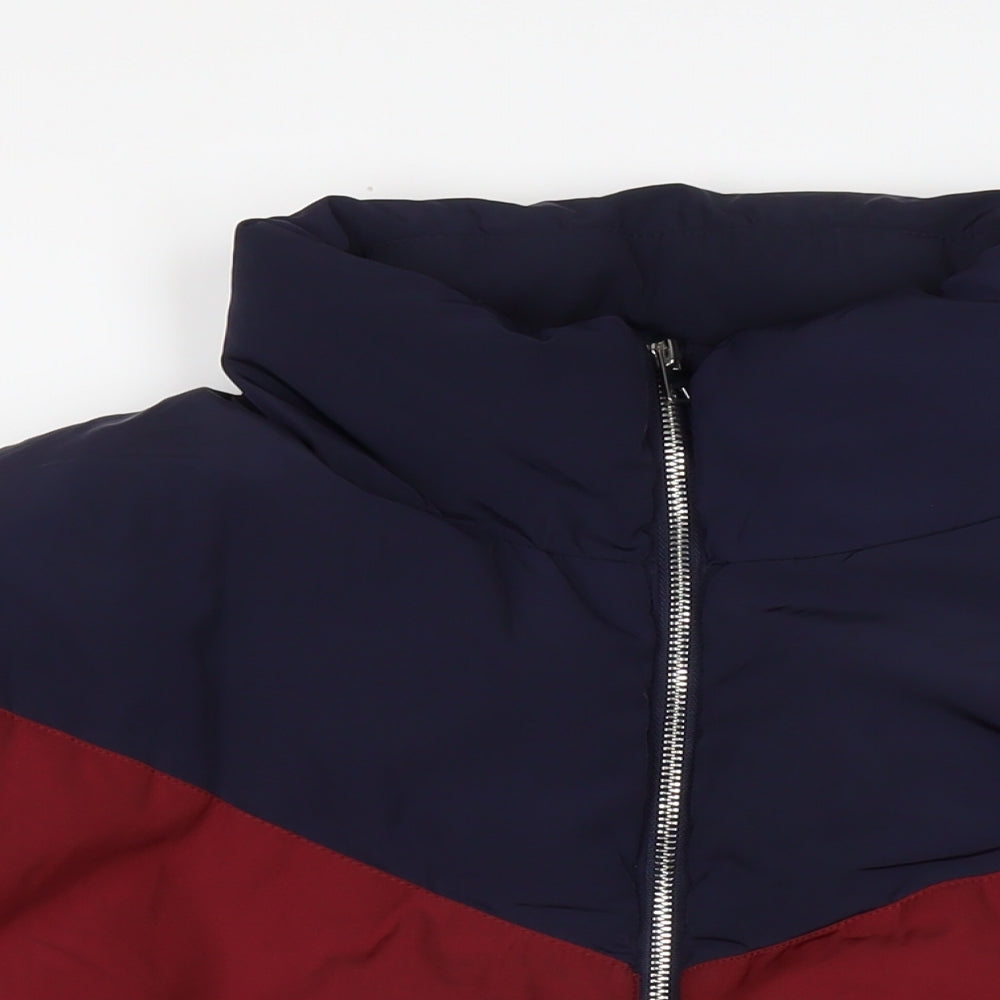 Womens UK Size XL Divided Blue Puffer Jacket
