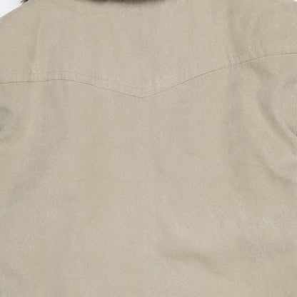 Womens UK Size 20 EWM Beige Overcoat