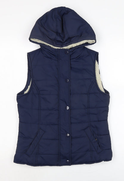 sports performane Womens Blue Gilet Waistcoat Size 10 Zip