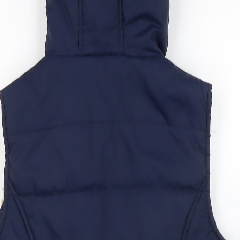 sports performane Womens Blue Gilet Waistcoat Size 10 Zip