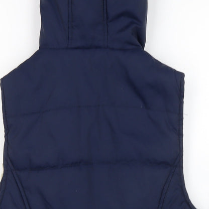 sports performane Womens Blue Gilet Waistcoat Size 10 Zip