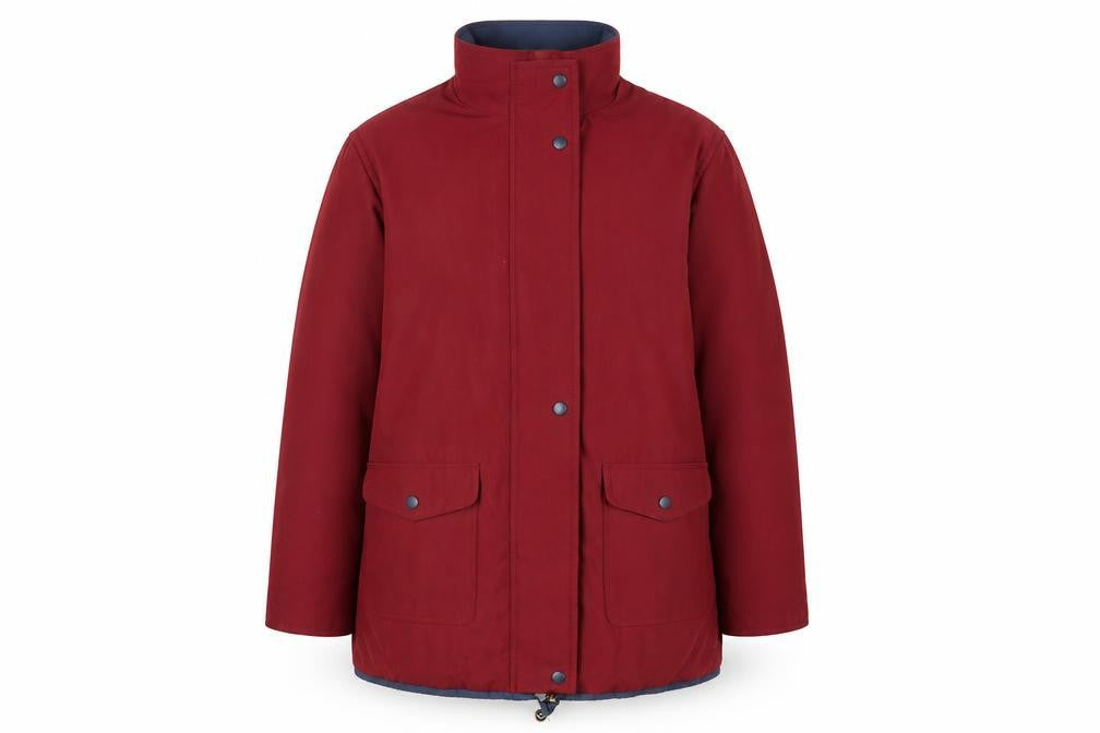 Womens UK Size 20 BHS Red Overcoat