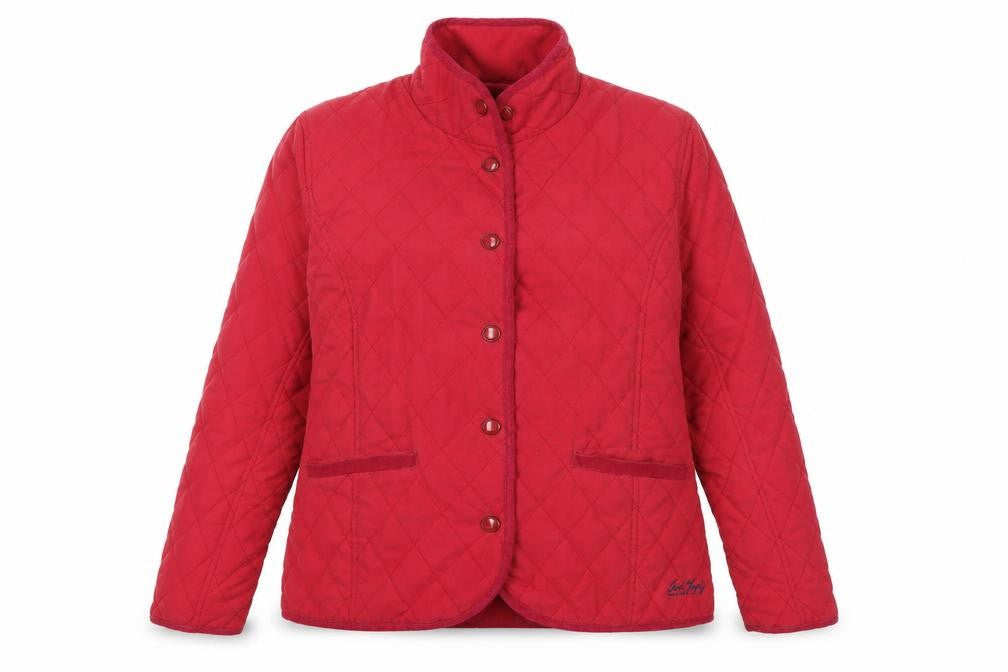Womens UK Size 10 Jack Murphy Pink Quilted Coat