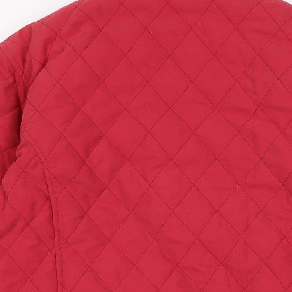 Womens UK Size 10 Jack Murphy Pink Quilted Coat
