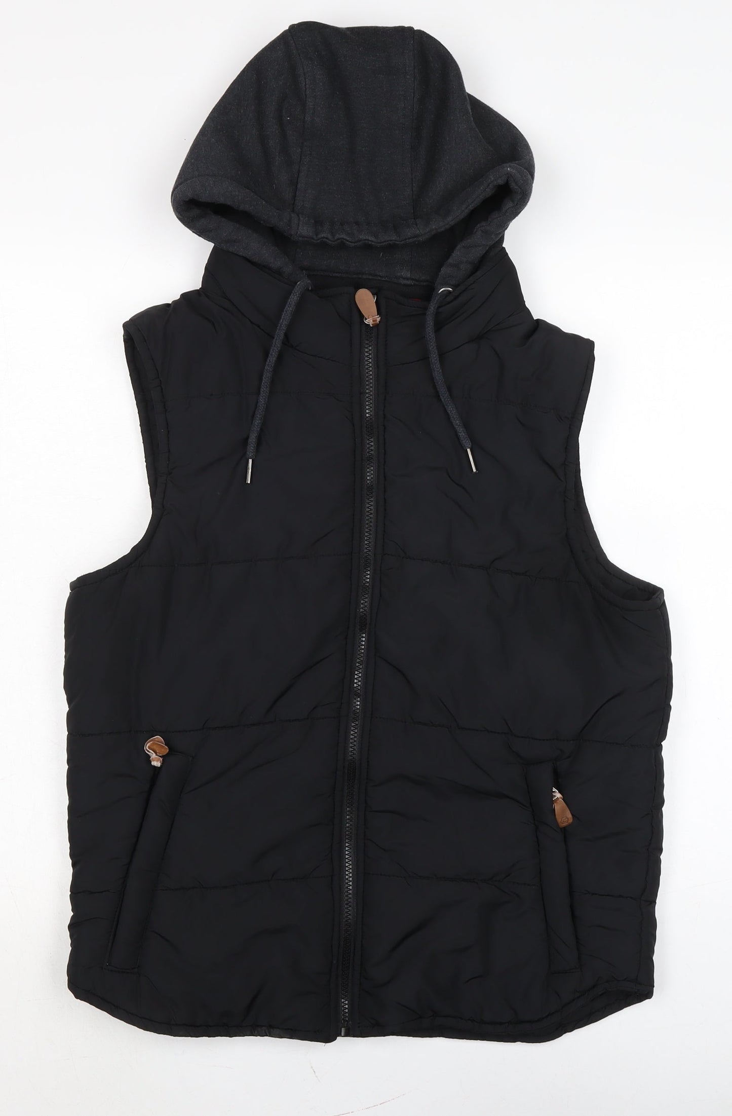 Mens UK Size M Connor Black Gilet