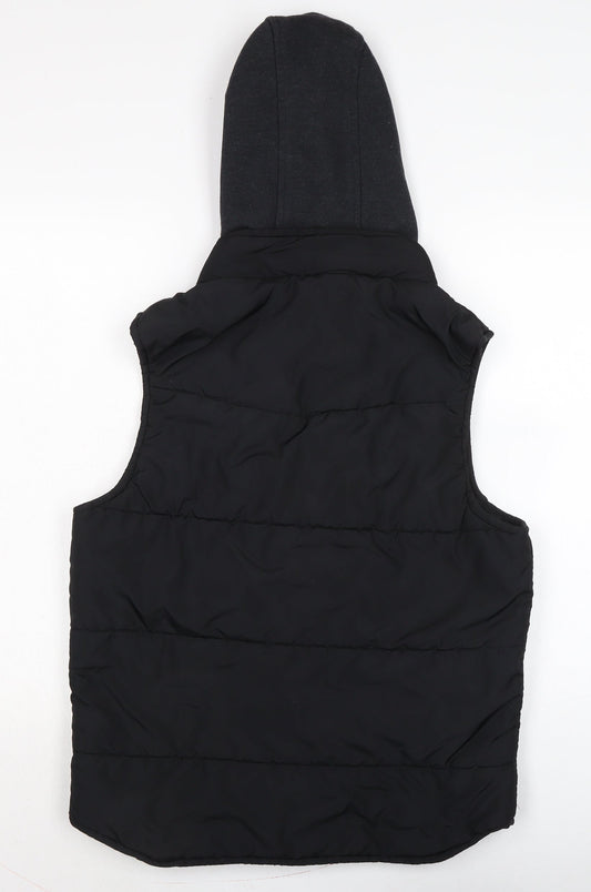 Mens UK Size M Connor Black Gilet