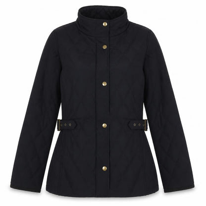 Trespass Womens Black Quilted Jacket Size S Zip