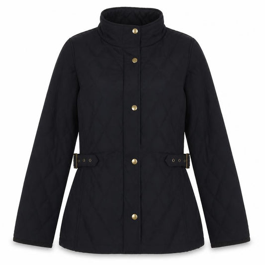 Trespass Womens Black Quilted Jacket Size S Zip