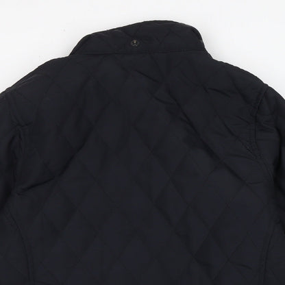 Womens UK Size S Tresspass Black Quilted Coat
