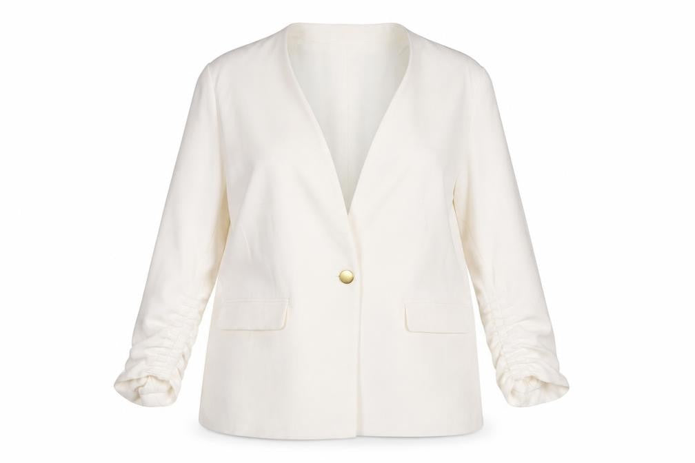 Womens UK Size 20 Soon Ivory Jacket