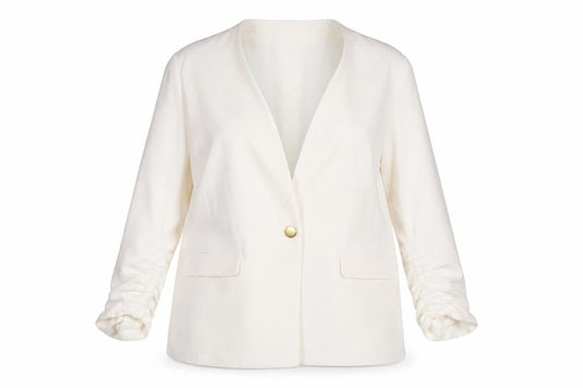 Womens UK Size 20 Soon Ivory Jacket