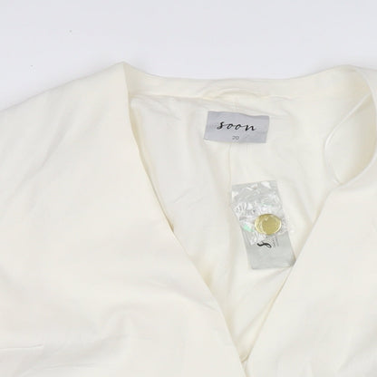 Womens UK Size 20 Soon Ivory Jacket
