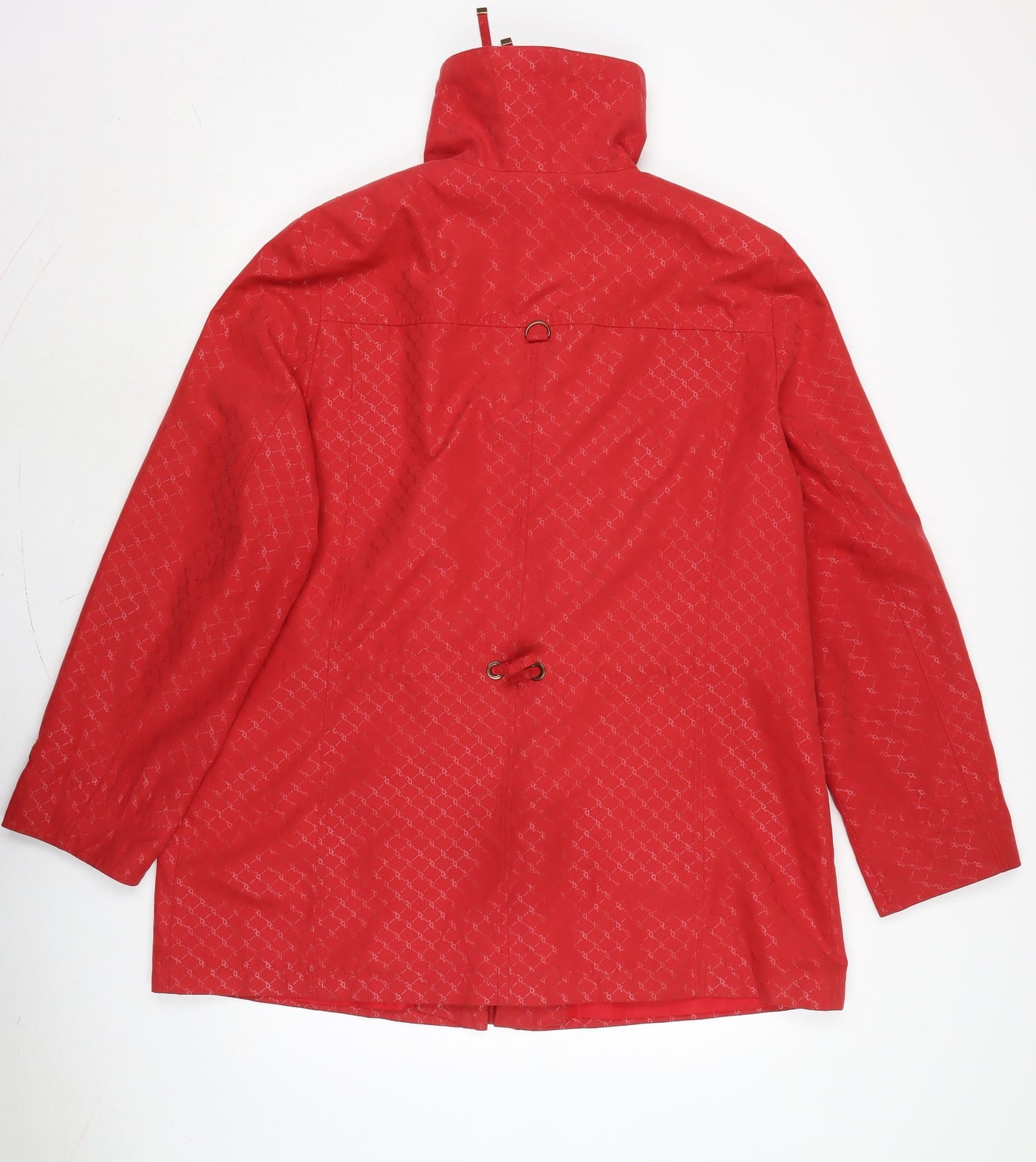 Womens UK Size 20 Concept Red Overcoat