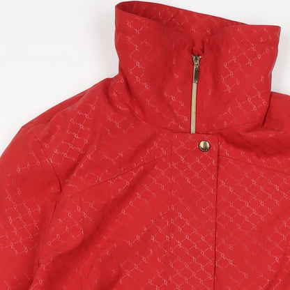 Womens UK Size 20 Concept Red Overcoat