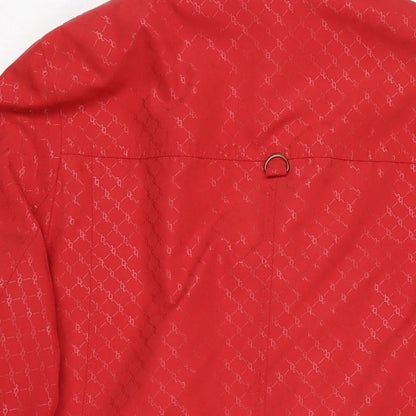 Womens UK Size 20 Concept Red Overcoat
