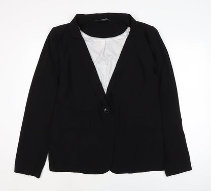 Womens UK Size 12 Dorothy Perkins Black Jacket