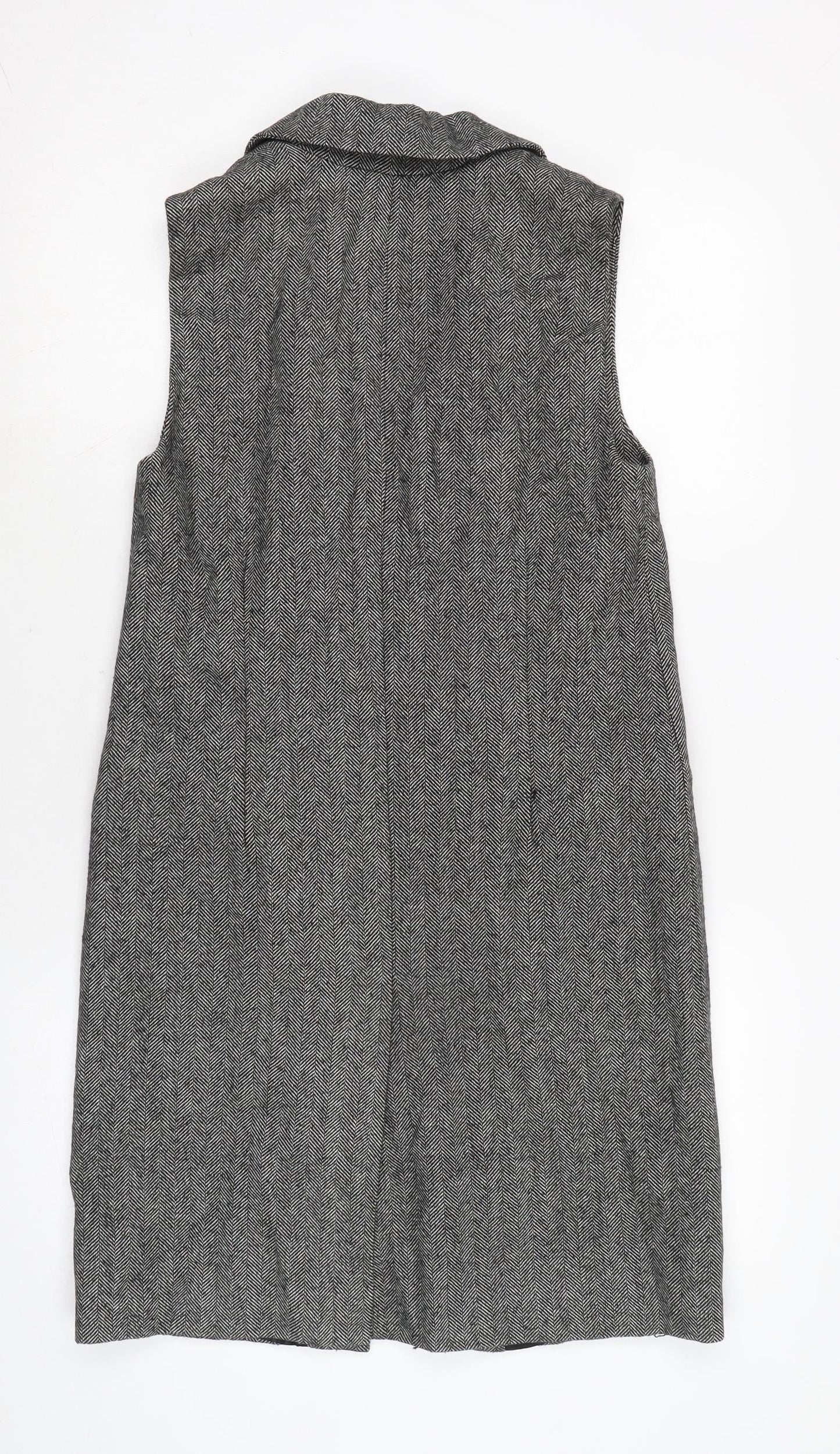 Womens UK Size 6 Warehouse Black Gilet