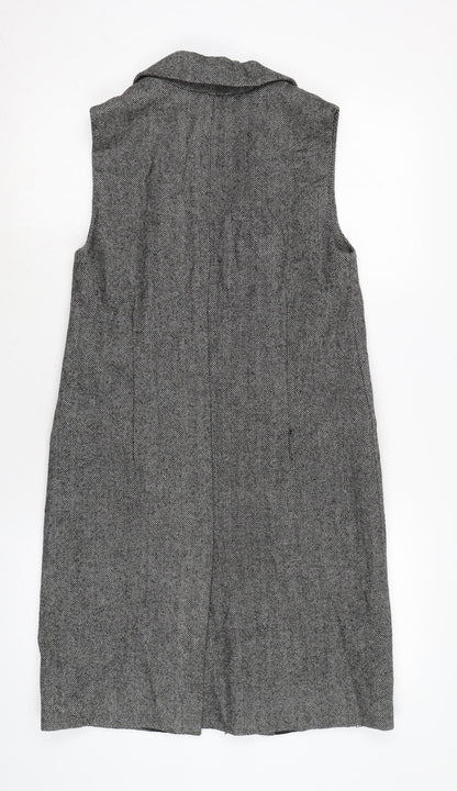 Womens UK Size 6 Warehouse Black Gilet